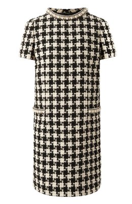 Valentino: Твидовое платье 