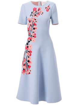 Carolina Herrera: Платье с растительным принтом 