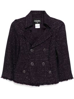 CHANEL Pre-Owned: Твидовая куртка 