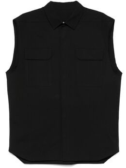 Rick Owens: Чёрный жилет  Jumbo