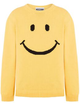 Moschino: Жёлтый свитер 