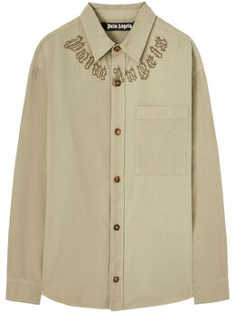 Palm Angels: Коричневая рубашка 