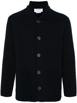 Thom Browne: Синяя куртка  4-Bar