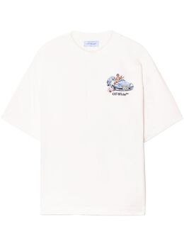 Off-White: Белая футболка  Arrow
