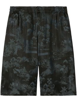 Off-White: Чёрные шорты 