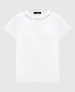 Twinset: Белая футболка 