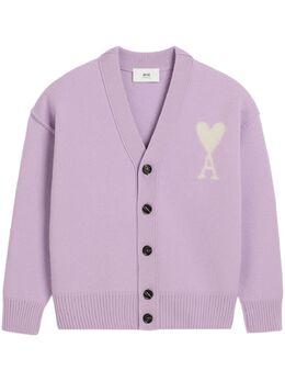 AMI Paris: Фиолетовый кардиган  Ami de Cœur