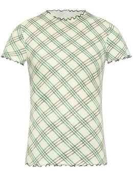 Burberry: Винтажная футболка  Vintage Check