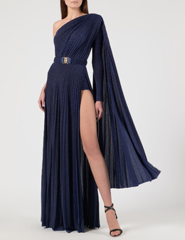 ELISABETTA FRANCHI: Синее платье 