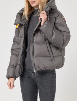 PARAJUMPERS: Серый пуховик 