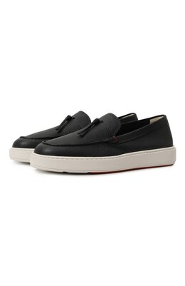 Santoni: Тёмные туфли 