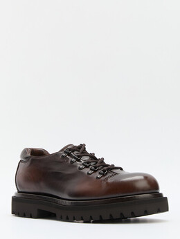 Officine Creative: Коричневые туфли 