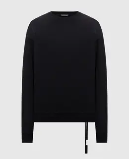 Ann Demeulemeester: Чёрный свитшот 