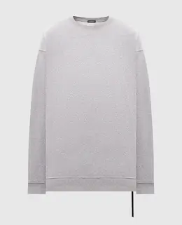 Ann Demeulemeester: Серый свитшот 