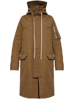 Rick Owens: Пальто с капюшоном 