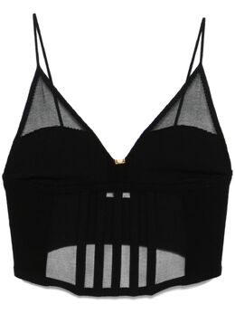 Elisabetta Franchi: Чёрный корсет 