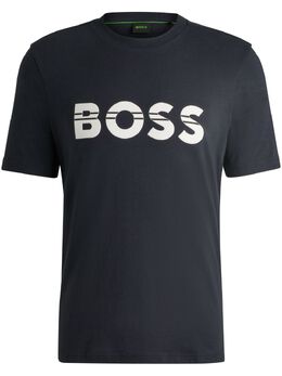 BOSS: Хлопковая футболка 