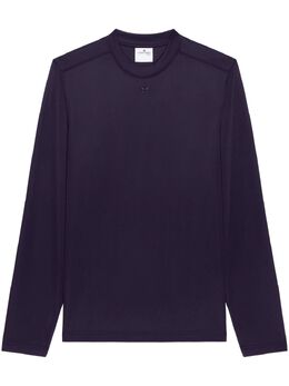 Courrèges: Синяя футболка 