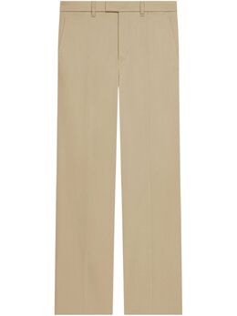 Courrèges: Бежевые брюки 