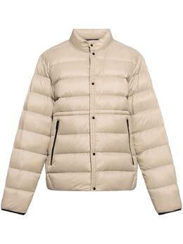 Moncler: Бежевая куртка 