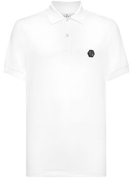 Philipp Plein: Белое поло  Skull