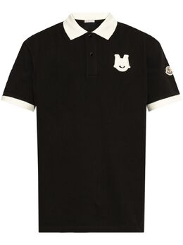 Moncler: Чёрное поло 