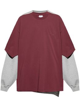 VETEMENTS: Красный свитшот 