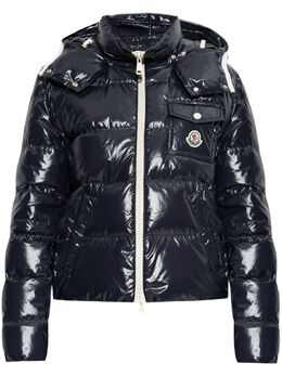 Moncler: Синяя куртка 