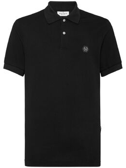 Philipp Plein: Чёрное поло  Skull