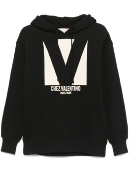 Valentino Garavani: Чёрная толстовка 