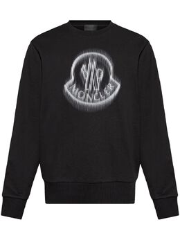 Moncler: Чёрный свитшот 
