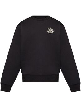 Moncler: Чёрный свитшот 