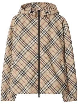 Burberry: Бежевая куртка 