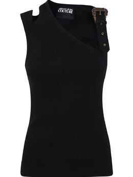 Versace Jeans Couture: Чёрная майка 
