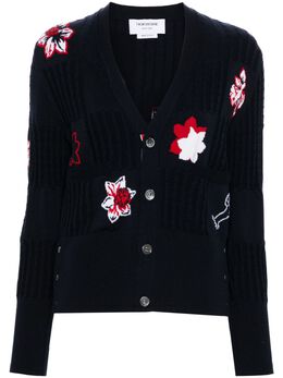 Thom Browne: Кардиган  Hector с растительным принтом