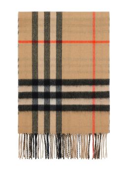 Burberry: Светлый шарф 