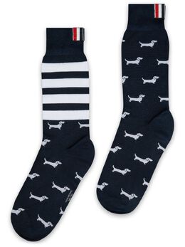 Thom Browne: Синие носки 