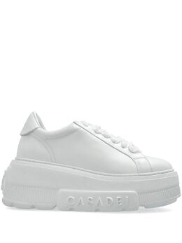 Casadei: Белые кроссовки 