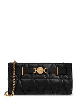 Versace: Чёрный клатч  Medusa