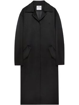 Courrèges: Чёрное пальто 