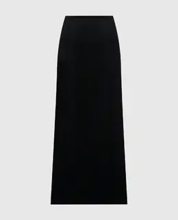 Balenciaga: Чёрная юбка 