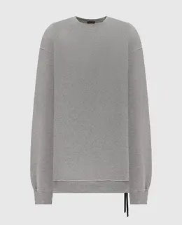 Ann Demeulemeester: Серый свитшот 