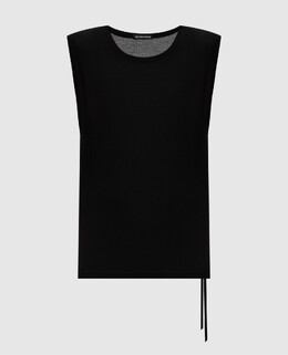 Ann Demeulemeester: Чёрный топ 