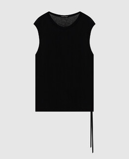 Ann Demeulemeester: Чёрный топ 