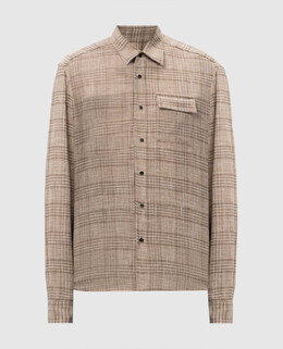 Kiton: Бежевая рубашка 