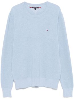 Tommy Hilfiger: Голубой свитер 