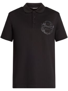 Versace: Чёрное поло 