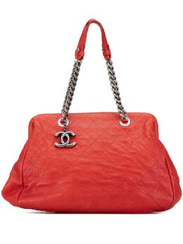 CHANEL Pre-Owned: Красная сумка-шоппер 
