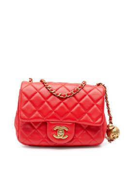 CHANEL Pre-Owned: Красная сумка через плечо 