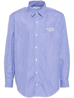 Maison Kitsuné: Рубашка в полоску 
